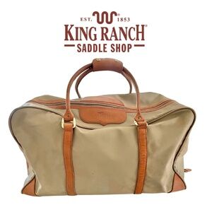 King Ranch Canvas Armstrong Safari Duffle Bag // Used Condition